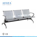Cadeira de espera médica da placa de aço do rolamento frio dos assentos do hospital AG-TWC001 três